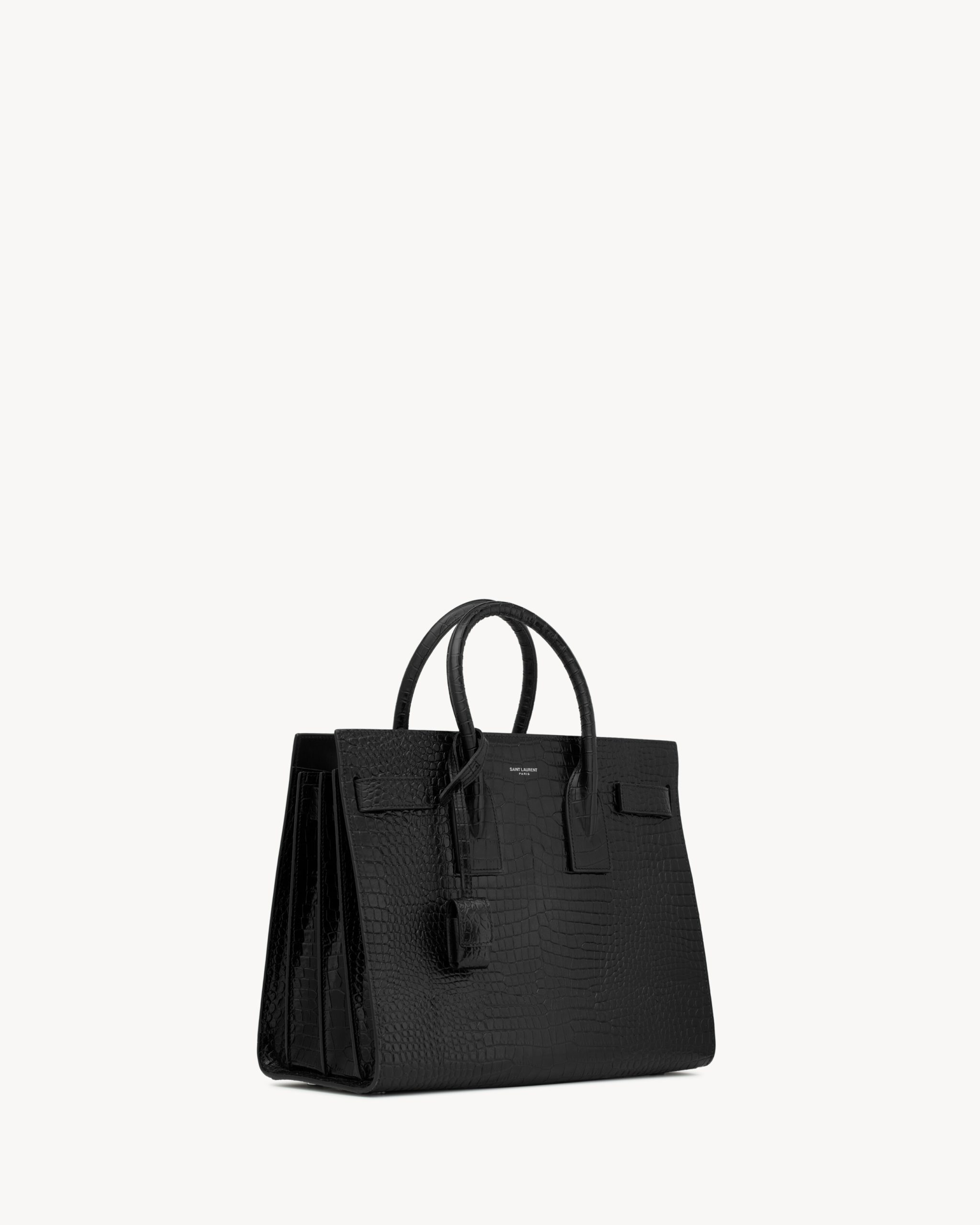 YSL sac de jour in CROCODILE-EMBOSSED leather – small - Image 4